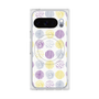 プレミアムスクエアケース with Pixelsnap［ Nordic Circle - Purple ］