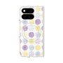 プレミアムスクエアケース with Pixelsnap［ Nordic Circle - Purple ］