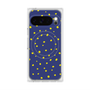 プレミアムスクエアケース with Pixelsnap［ Drawing Dot - Navy ］