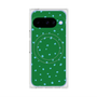 プレミアムスクエアケース with Pixelsnap［ Drawing Dot - Green ］