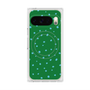 プレミアムスクエアケース with Pixelsnap［ Drawing Dot - Green ］