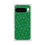 プレミアムスクエアケース with Pixelsnap［ Drawing Dot - Green ］