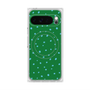 プレミアムスクエアケース with Pixelsnap［ Drawing Dot - Green ］