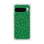 プレミアムスクエアケース with Pixelsnap［ Drawing Dot - Green ］