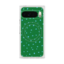 プレミアムスクエアケース with Pixelsnap［ Drawing Dot - Green ］
