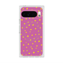 プレミアムスクエアケース with Pixelsnap［ Drawing Dot - Pink ］