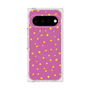 プレミアムスクエアケース with Pixelsnap［ Drawing Dot - Pink ］