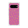 プレミアムスクエアケース with Pixelsnap［ Drawing Dot - Pink ］