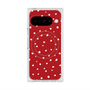 プレミアムスクエアケース with Pixelsnap［ Drawing Dot - Red ］