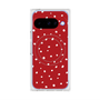 プレミアムスクエアケース with Pixelsnap［ Drawing Dot - Red ］