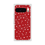 プレミアムスクエアケース with Pixelsnap［ Drawing Dot - Red ］