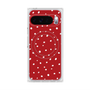 プレミアムスクエアケース with Pixelsnap［ Drawing Dot - Red ］