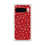 プレミアムスクエアケース with Pixelsnap［ Drawing Dot - Red ］