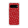 プレミアムスクエアケース with Pixelsnap［ Drawing Dot - Red ］