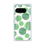 プレミアムスクエアケース with Pixelsnap［ Nordic Dot - Green ］