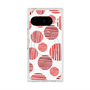 プレミアムスクエアケース with Pixelsnap［ Nordic Dot - Red ］