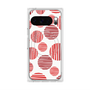 プレミアムスクエアケース with Pixelsnap［ Nordic Dot - Red ］