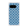 プレミアムスクエアケース with Pixelsnap［ Moroccan2 - Blue ］