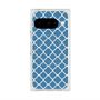 プレミアムスクエアケース with Pixelsnap［ Moroccan2 - Blue ］