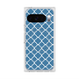 プレミアムスクエアケース with Pixelsnap［ Moroccan2 - Blue ］