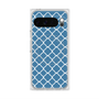プレミアムスクエアケース with Pixelsnap［ Moroccan2 - Blue ］
