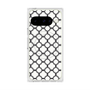 プレミアムスクエアケース with Pixelsnap［ Moroccan3 - Black ］