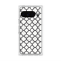 プレミアムスクエアケース with Pixelsnap［ Moroccan3 - Black ］