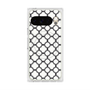 プレミアムスクエアケース with Pixelsnap［ Moroccan3 - Black ］