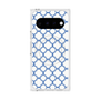 プレミアムスクエアケース with Pixelsnap［ Moroccan3 - Blue ］