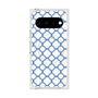 プレミアムスクエアケース with Pixelsnap［ Moroccan3 - Blue ］