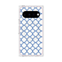 プレミアムスクエアケース with Pixelsnap［ Moroccan3 - Blue ］
