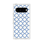 プレミアムスクエアケース with Pixelsnap［ Moroccan3 - Blue ］