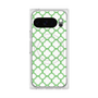 プレミアムスクエアケース with Pixelsnap［ Moroccan3 - Green ］