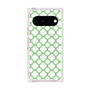 プレミアムスクエアケース with Pixelsnap［ Moroccan3 - Green ］