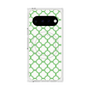 プレミアムスクエアケース with Pixelsnap［ Moroccan3 - Green ］