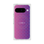 プレミアムスクエアケース with Pixelsnap［ CASEPLAY Check - Purple ］