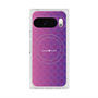 プレミアムスクエアケース with Pixelsnap［ CASEPLAY Check - Purple ］