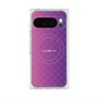 プレミアムスクエアケース with Pixelsnap［ CASEPLAY Check - Purple ］