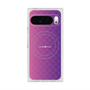 プレミアムスクエアケース with Pixelsnap［ CASEPLAY Check - Purple ］