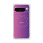 プレミアムスクエアケース with Pixelsnap［ CASEPLAY Check - Purple ］