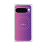 プレミアムスクエアケース with Pixelsnap［ CASEPLAY Check - Purple ］