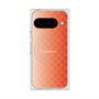 プレミアムスクエアケース with Pixelsnap［ CASEPLAY Check - Orange ］