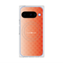 プレミアムスクエアケース with Pixelsnap［ CASEPLAY Check - Orange ］