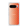 プレミアムスクエアケース with Pixelsnap［ CASEPLAY Check - Orange ］