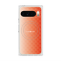 プレミアムスクエアケース with Pixelsnap［ CASEPLAY Check - Orange ］