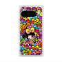 プレミアムスクエアケース with Pixelsnap［ アクビガール - リボン ］
