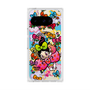 プレミアムスクエアケース with Pixelsnap［ アクビガール - フラワーリボン ］