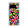 プレミアムスクエアケース with Pixelsnap［ アクビガール - フラワーリボン ］