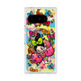 プレミアムスクエアケース with Pixelsnap［ アクビガール - フラワーリボン ］