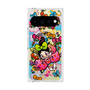 プレミアムスクエアケース with Pixelsnap［ アクビガール - フラワーリボン ］